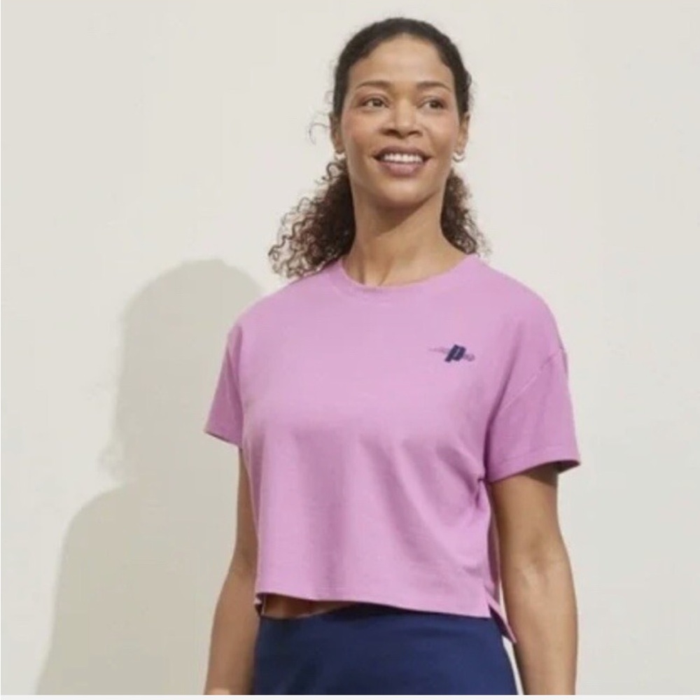Prince Purple Pickleball Relaxed Crop T-Shirt XXL NWT (discontinued)